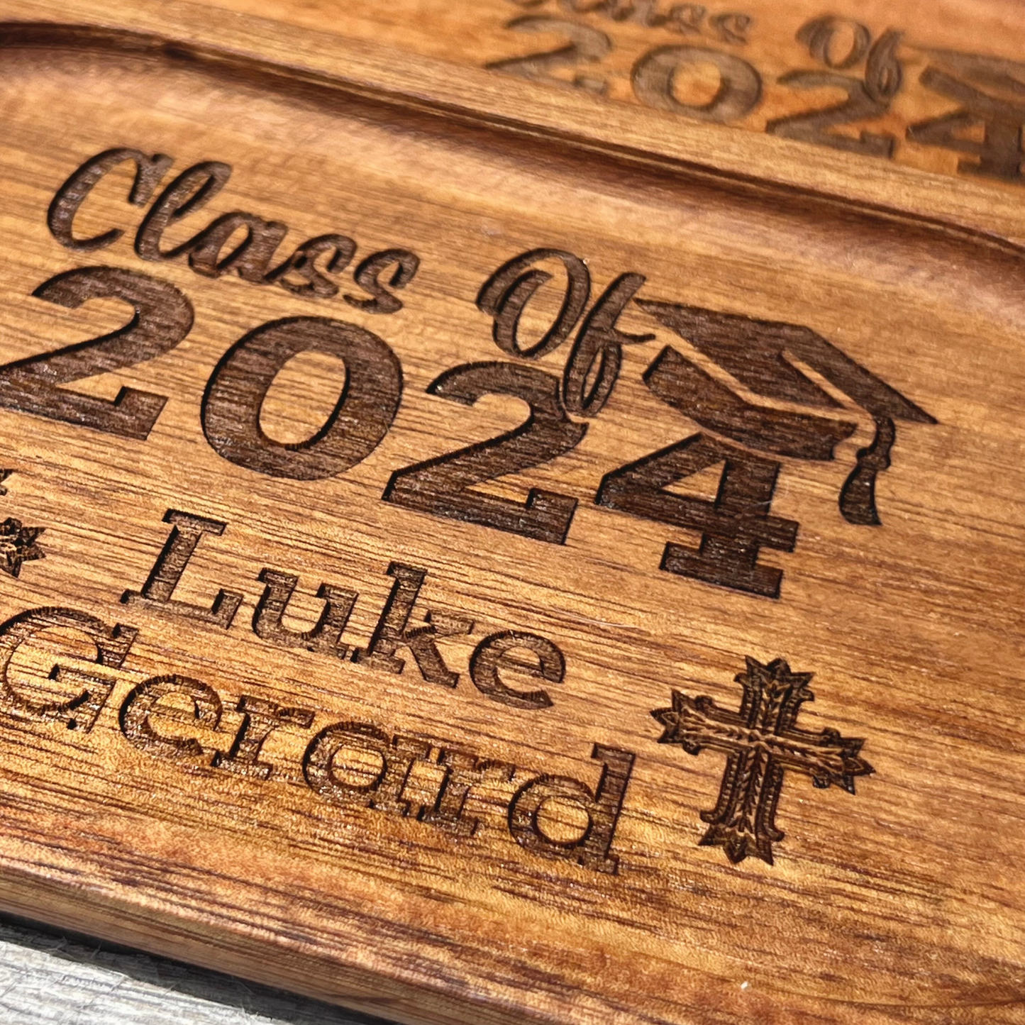 Graduation Rosary Tray