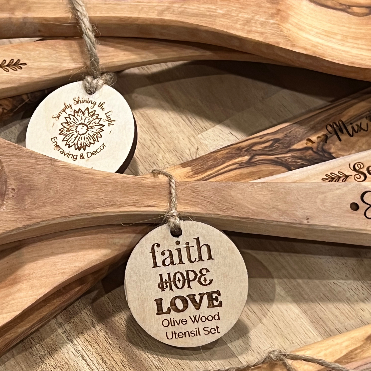Spoon Set - Theological Virtues