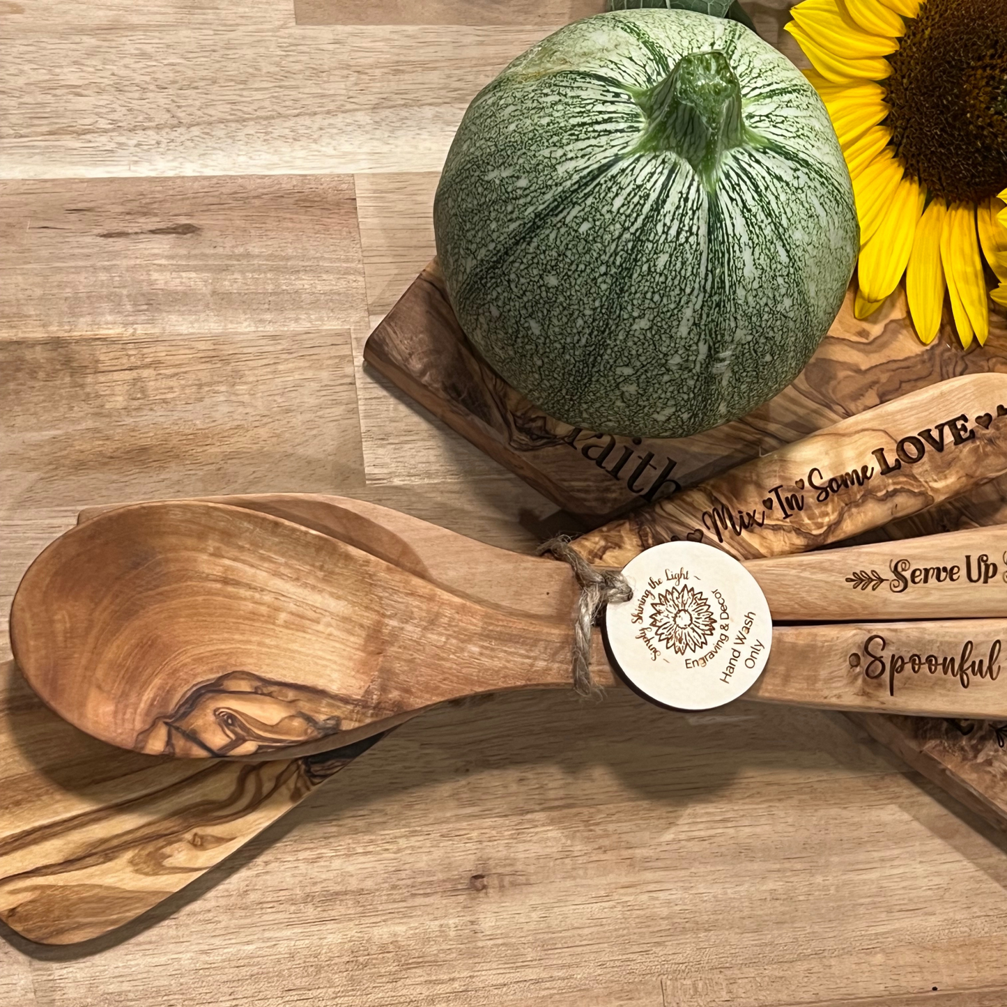 Spoon Set - Theological Virtues