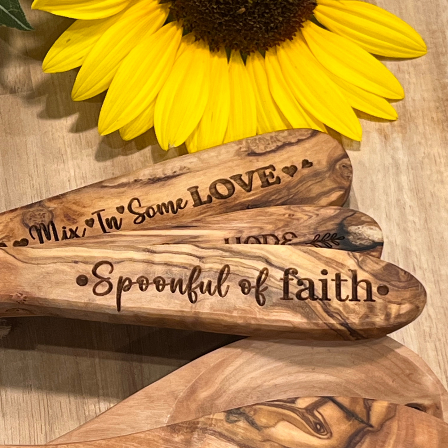 Spoon Set - Theological Virtues