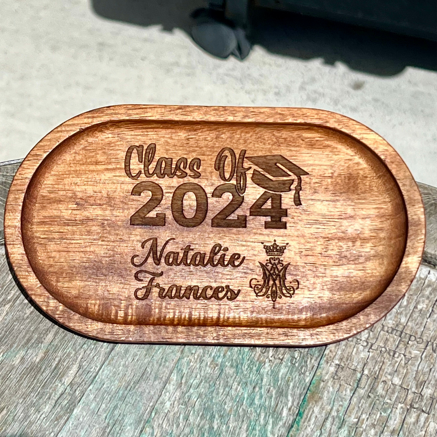 Graduation Rosary Tray