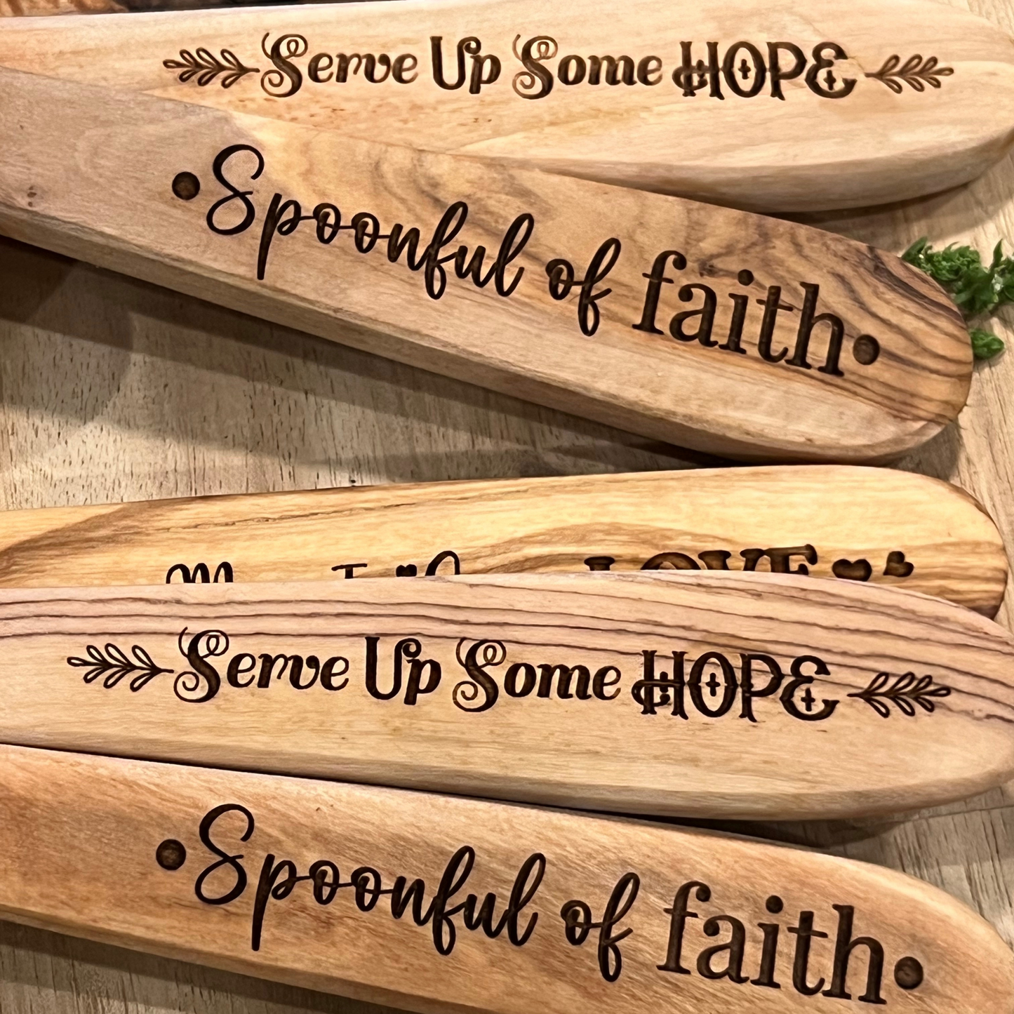 Spoon Set - Theological Virtues