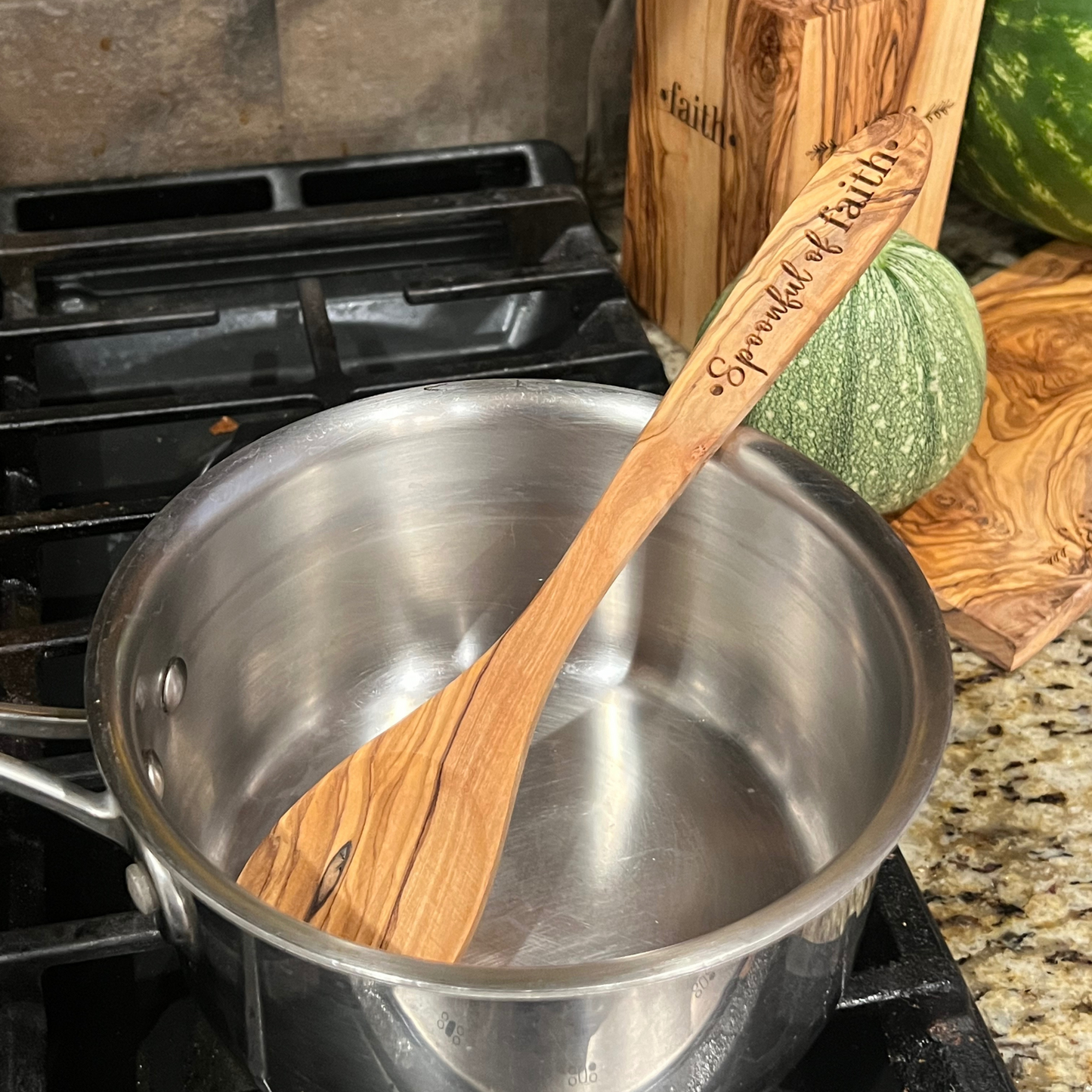 Spoon Set - Theological Virtues