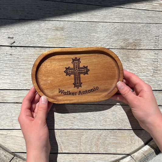 Rosary Tray - Cross