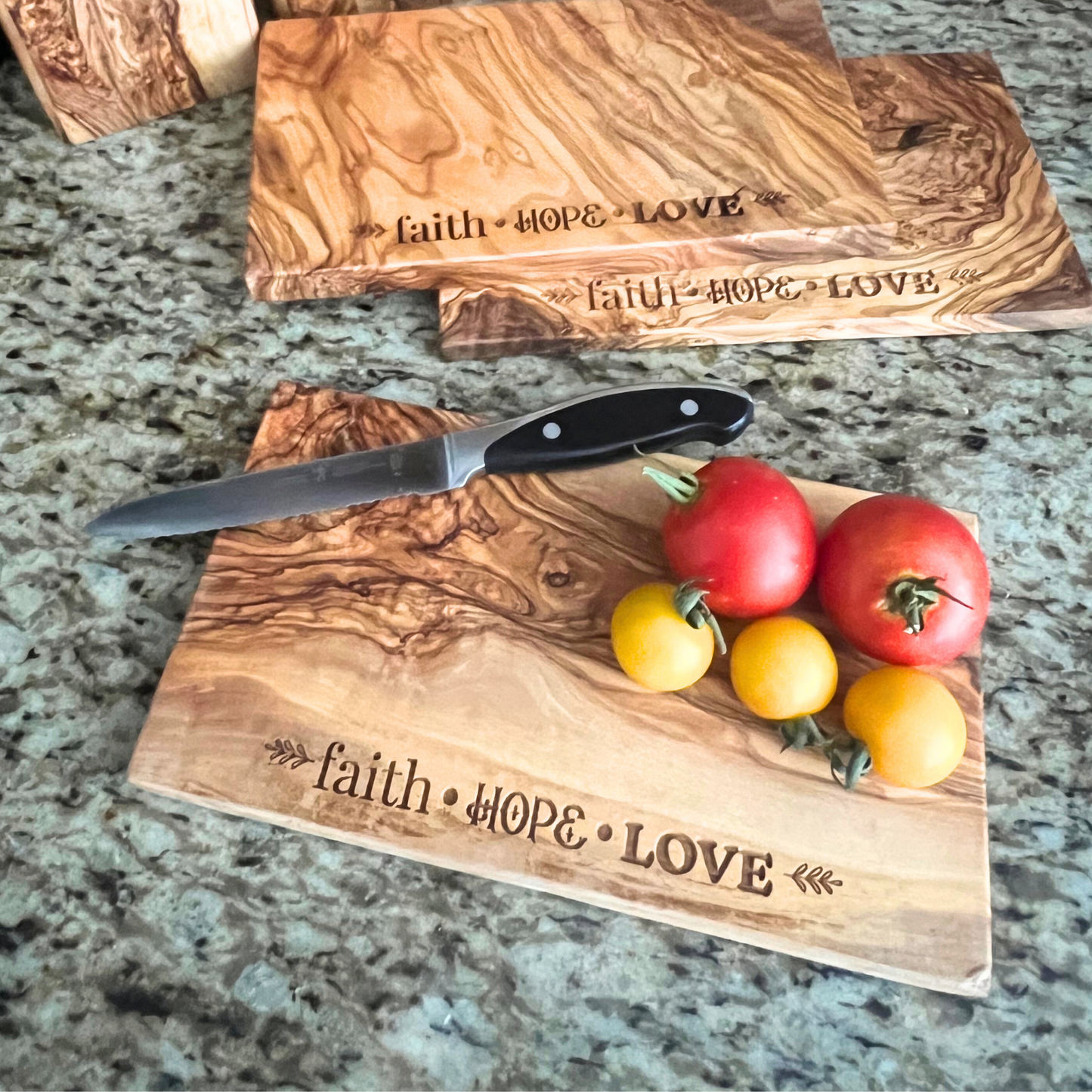 Cutting Board - Theological Virtues