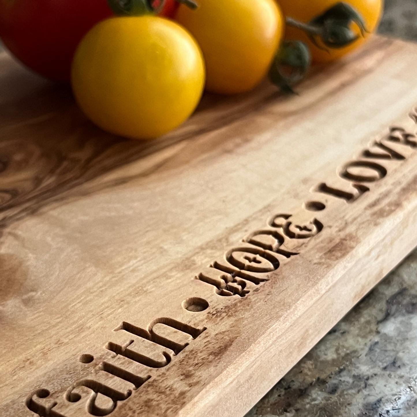 Cutting Board - Theological Virtues