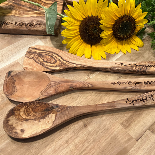 Spoon Set - Theological Virtues