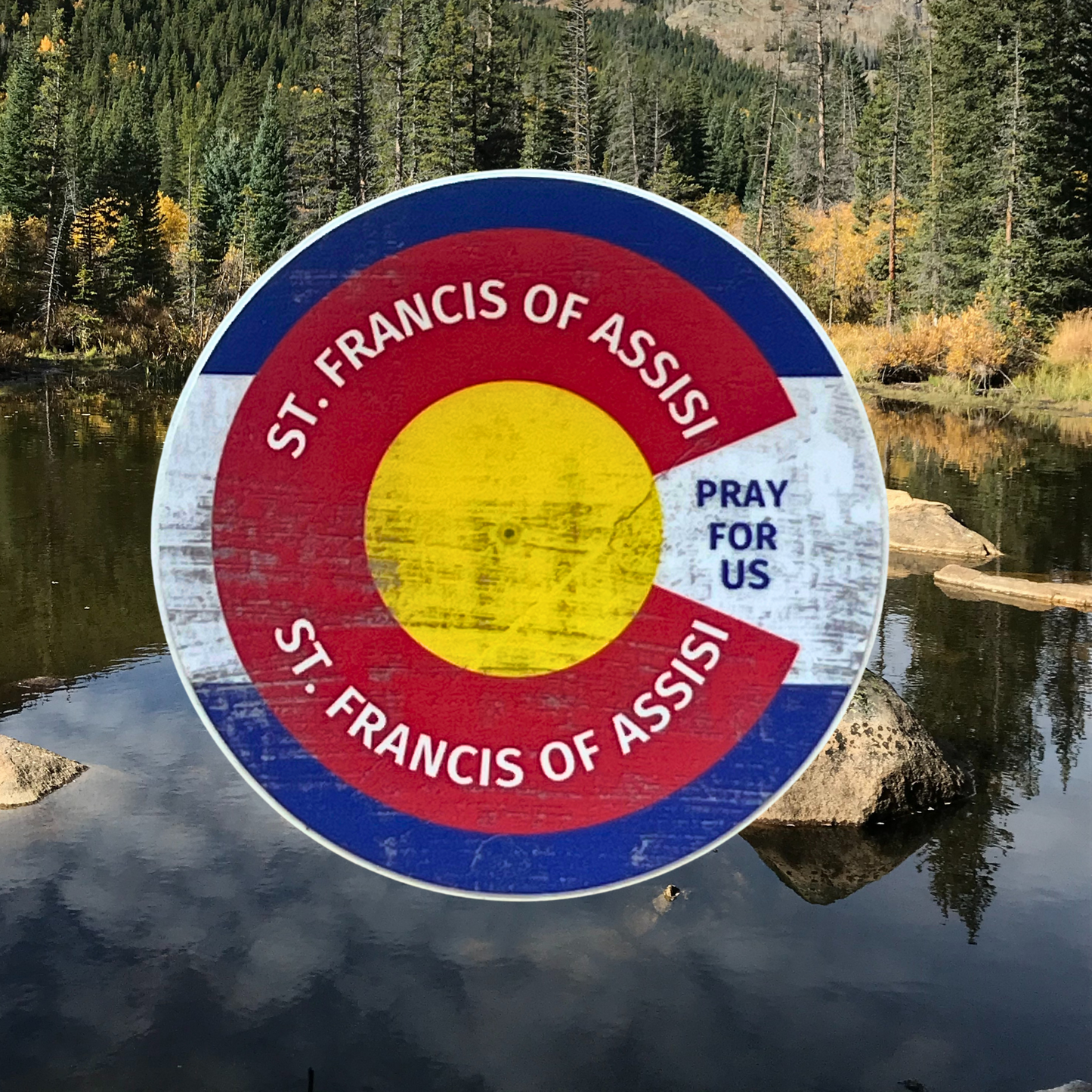 Sticker - St. Francis of Assisi Colorado