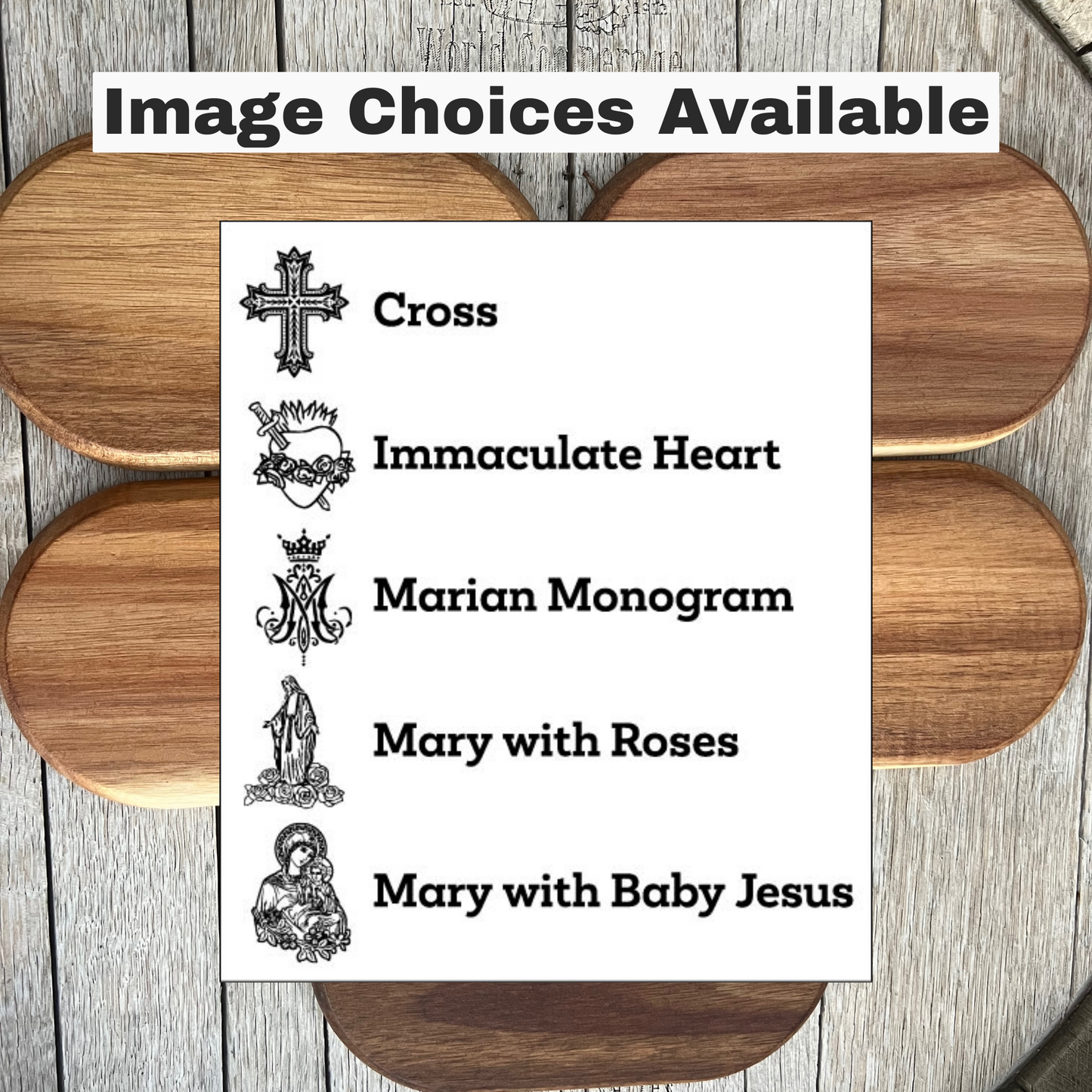 Rosary Tray - Cross