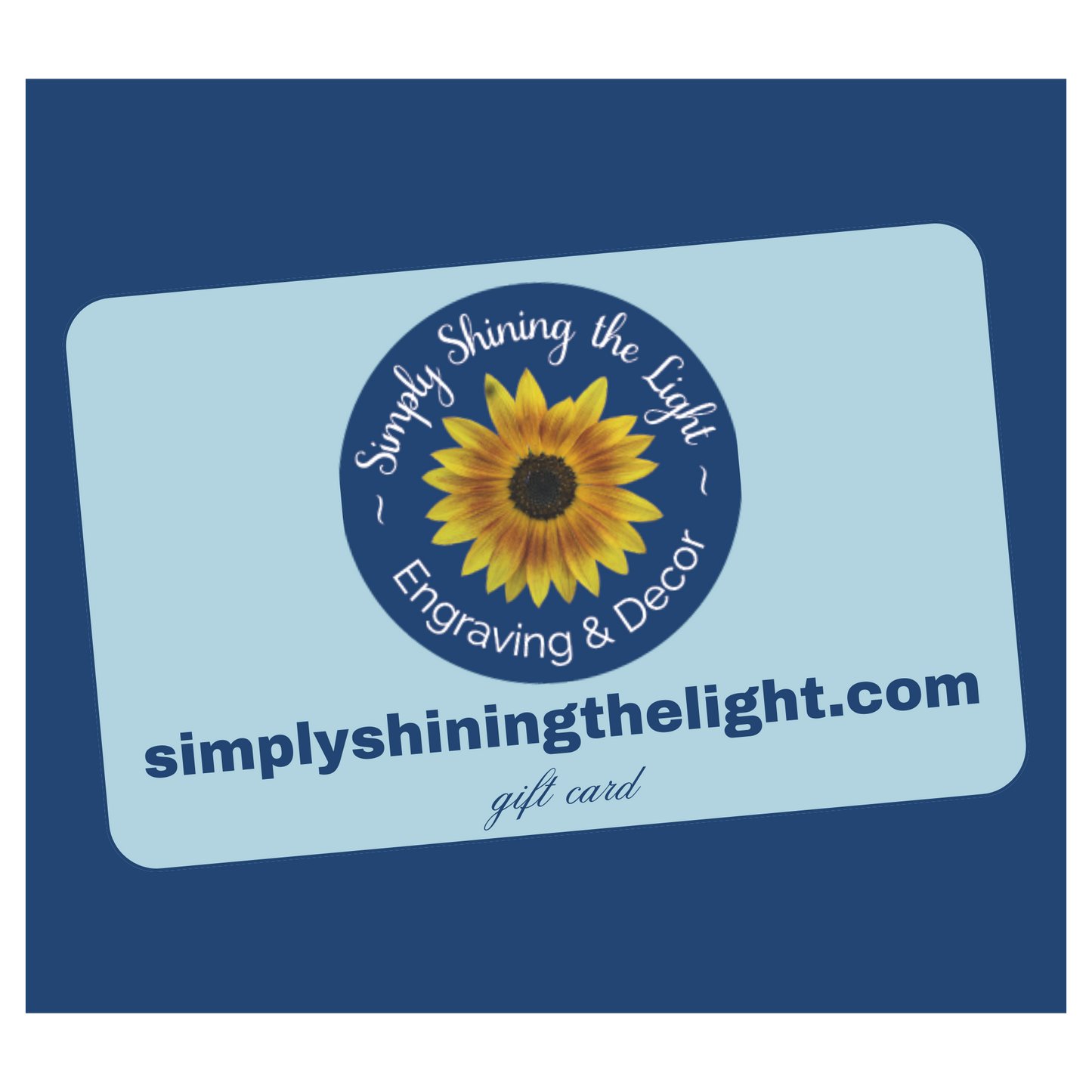 Simplyshiningthelight Gift Card