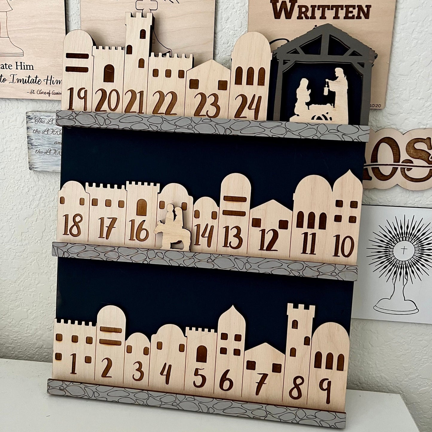 Mary & Joseph Traveling Advent Calendar